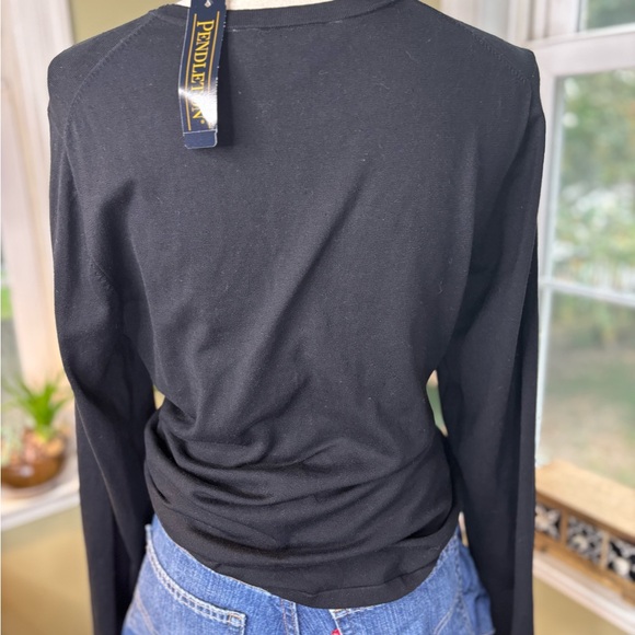 Pendleton Black Long Sleeve Women's Top sweater NWT size extra large luxury - Picture 5 of 5